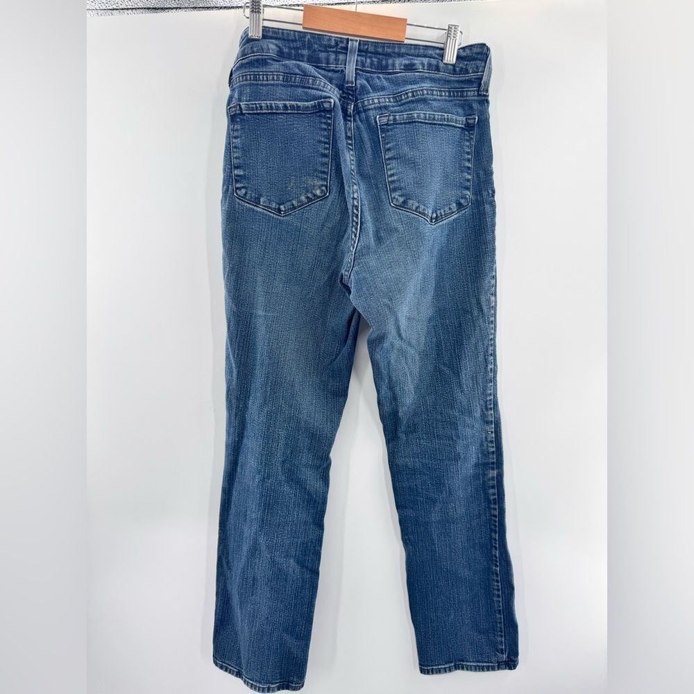 3For$20 NxD Tuck Technology Blue Straight Jeans size 8 - Picture 3 of 3